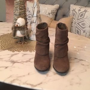 BCBG brown ankle boots